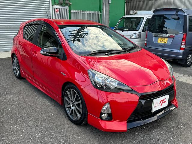 アクア S TRD製サスペンション+エアロキット+アルミホイール カロッツェリアサウンドシステム スマートキー 電動格納ミラー CVT 衝突安全ボディ ABS CD MD エアコン パワーステアリング(26枚目)