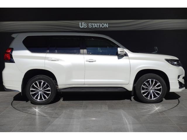 ランドクルーザープラド TX Lパッケージ トヨタセーフティセンス ワンオーナー 社外エアロ 純正メモリーナビ フロントカメラ バックカメラ ドラレコ シートヒーター フルセグ CD再生 DVD再生 Bluetooth ETC ACC(5枚目)