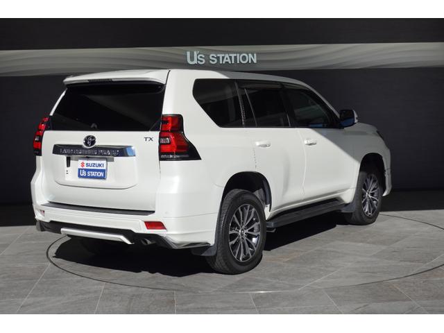 ランドクルーザープラド TX Lパッケージ トヨタセーフティセンス ワンオーナー 社外エアロ 純正メモリーナビ フロントカメラ バックカメラ ドラレコ シートヒーター フルセグ CD再生 DVD再生 Bluetooth ETC ACC(6枚目)