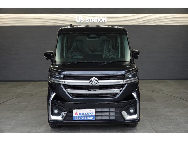 スペーシアカスタム ハイブリッドＸＳターボ　ＤＳＢＳ２　両側パワスラ　全方位カメラ付き純正ナビ　シートヒーター　フルセグ　Ｂｌｕｅｔｏｏｔｈ　ＡＣＣ（3枚目）