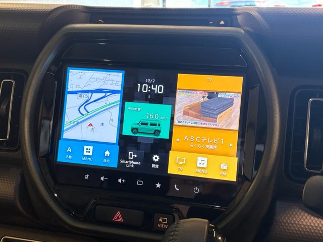 ハスラー タフワイルド　ハイブリッド／１オーナー／全周囲モニター純正ナビ／新品オープンカントリータイヤ／スズキコネクト／前後ドラレコデジタルミラー／セーフティサポート／アダプティブクルーズ／シートヒーター／ＬＥＤフォグ（10枚目）