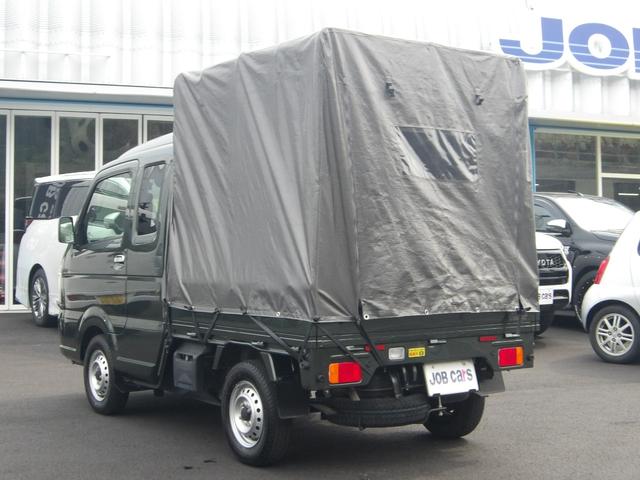スーパーキャリイ Ｘ　ＡＴ　幌付き　幌荷台寸法　長さ１４８ｃｍ幅１４０ｃｍ高さ１４４ｃｍ　衝突軽減　車線逸脱警報　アイドリングストップ　ＥＴＣ　ドラレコ　ＬＥＤ　キーレス　オートライト　ＣＤ　Ｂｌｕｅｔｏｏｔｈ（8枚目）