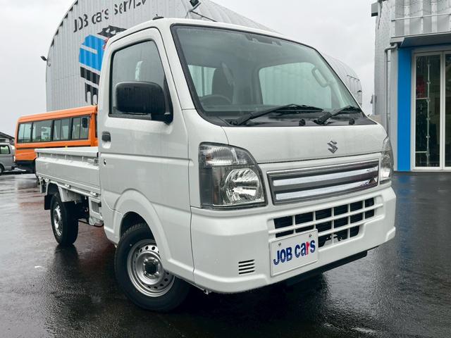 キャリイトラック KCエアコン・パワステ 登録届出済未使用車 スズキセーフティサポート 4WD 衝突軽減 車線逸脱警報 ソナー アイドリングストップ オートライト オートハイビーム キーレス ソナー スペアキー 取説 保証書 集中ドアロック(3枚目)