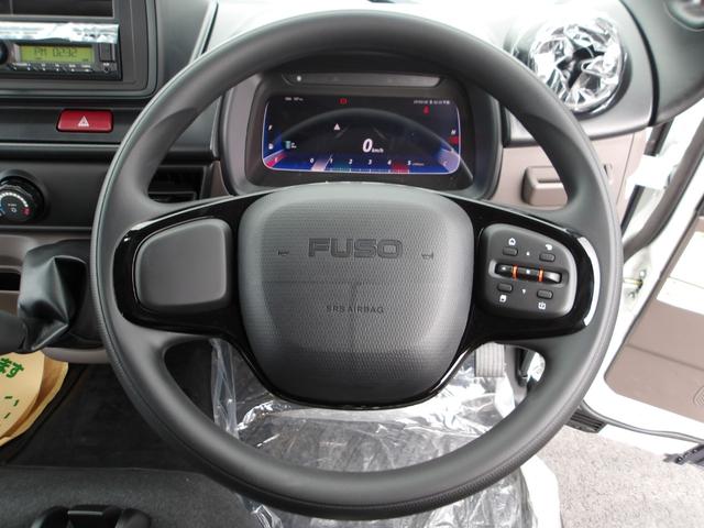 キャンター 平ボディ 標準 10尺 2t積 5MT バックモニター 左電動格納ミラー 坂道発進 ETC2.0 レーダーセンサー アクティブサイドガードアシスト 前方認識カメラ インジゲーターランプ スマートキー(23枚目)