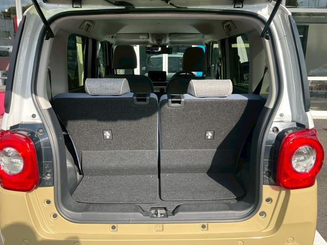 ムーヴキャンバス ストライプスG 両側電動スライドドア ETC2.0 オーディオレス パノラマモニターレンズ付 衝突軽減 車線逸脱警報 アイドリングスットプ ソナー ステアリングスイッチ ホッとカップホルダー スマートキー(27枚目)