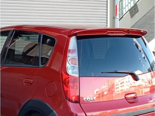 コルト ラリーアート　バージョンＲ　５ＭＴ／ターボ／車高調／タワーバー／ＯＺアルミ／ターボタイマー／エアロ／ナビ／前後ドラレコ／ＥＴＣ／フルセグ／ＢＴ機能／パワステ／キーレス／ルーフエンドスポイラー／（58枚目）