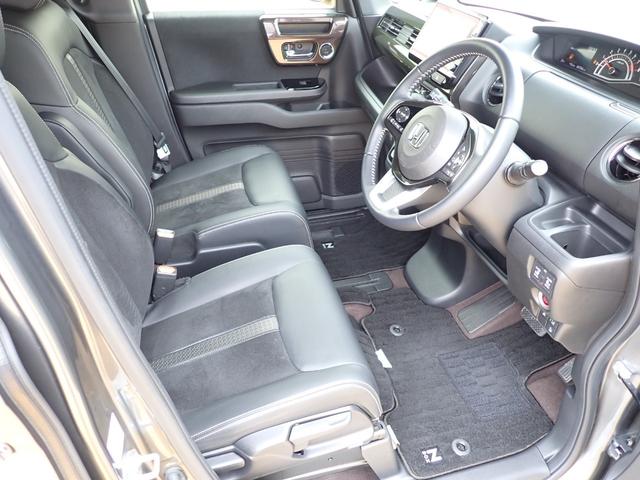 N-BOXカスタム G・EXターボホンダセンシング 純正8インチナビ CD録音 DVD再生 フルセグTV Bluetoothオーディオ 両側パワースライドドア Rカメラ ETC 助手席シートバックテーブル シートヒーター 革巻きハンドル(16枚目)