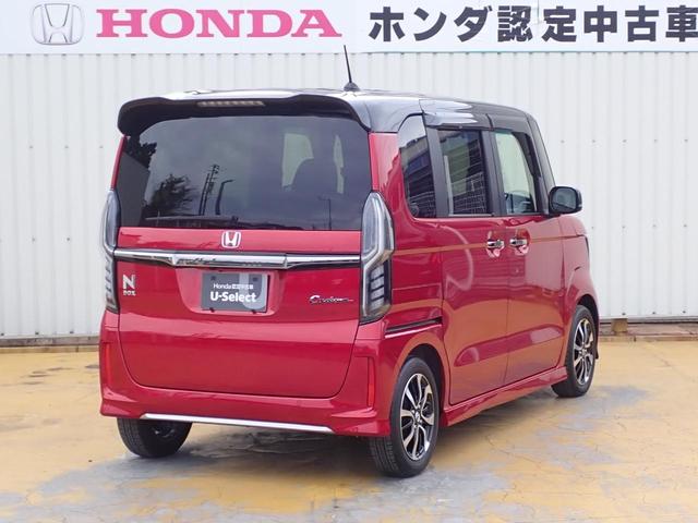 Ｎ－ＢＯＸカスタム Ｌコーディネートスタイル　純正ナビ　フルセグＴＶ　Ｒカメラ　ＥＴＣ　ＤＶＤ再生　ＣＤ録音　Ｂｌｕｅｔｏｏｔｈオーディオ　ドラレコ前後　左右パワースライドドア　渋滞追従　純正フォグライト　シートバックテーブル　後席サンシェード（12枚目）