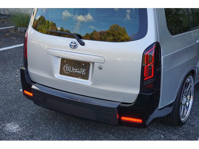 サクシード ハイブリッドTX BULLJE BULLBOXコンプリート 新品18インチWORKエモーションホイール 新品車高調 新品LEDテールランプ ビンテージシートカバー シンコールフロアマット スクエア3Dライトカバー(21枚目)
