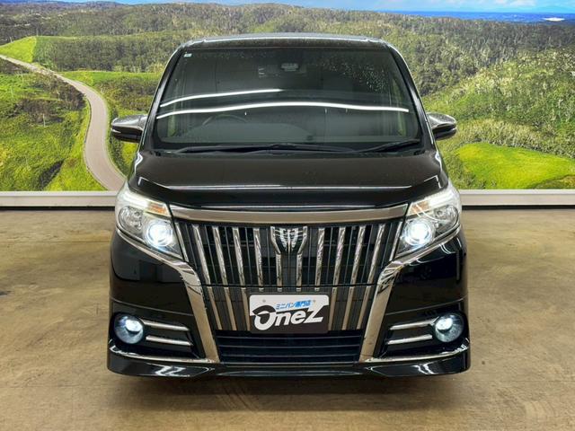 エスクァイア ハイブリッドGi ブラックテーラード 純正9インチ・純正12.1インチフリップダウンモニター・両側パワースライドドア・セーフティセンス・LEDヘッドライト・ビルトインETC・シートヒーター・クルーズコントロール・社外18インチアルミ(3枚目)