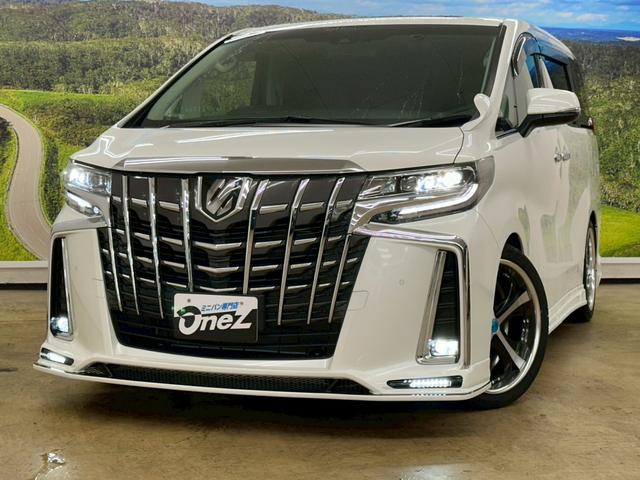 アルファード 2.5S Cパッケージ 社外20インチアルミホイル・社外エアロパーツ・ブラインドスポットモニター・純正ディスプレイオーディオ・純正デジタルインナーミラー・両側パワースライドドア・シートベンチレーション・スマートキー・ETC(4枚目)