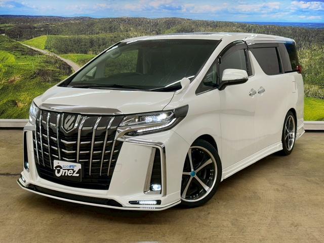 アルファード 2.5S Cパッケージ 社外20インチアルミホイル・社外エアロパーツ・ブラインドスポットモニター・純正ディスプレイオーディオ・純正デジタルインナーミラー・両側パワースライドドア・シートベンチレーション・スマートキー・ETC(5枚目)