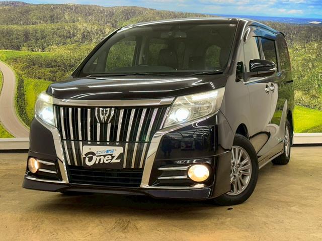 エスクァイア Gi ツインムーンルーフ・純正メーカーナビ・フルセグ・DVD・BT対応・寒冷地仕様・リアオートエアコン・両側パワースライドドア・LEDヘッドライト・ブラウン合皮シート・シートヒーター・ステアリングスイッチ(4枚目)