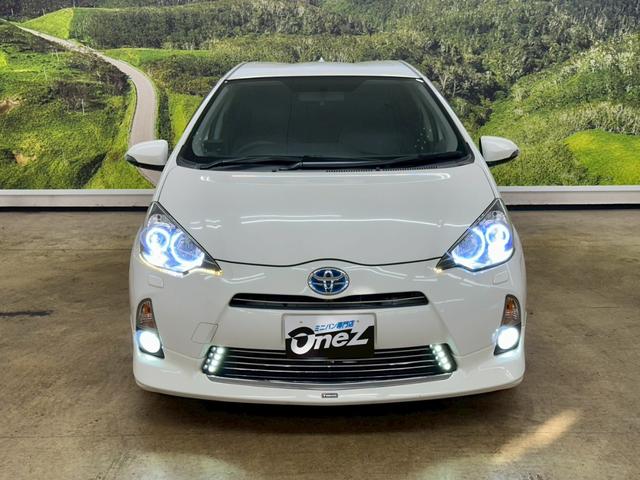 アクア Ｓ　モデリスタエアロパーツ・社外アルミホイル・プッシュスタート・スマートキーレス・ＬＥＤヘッドライト・レザー調シートカバー・社外ナビＴＶ・クルーズコントロール・オートライトシステム・ＥＴＣ・レーダー（3枚目）