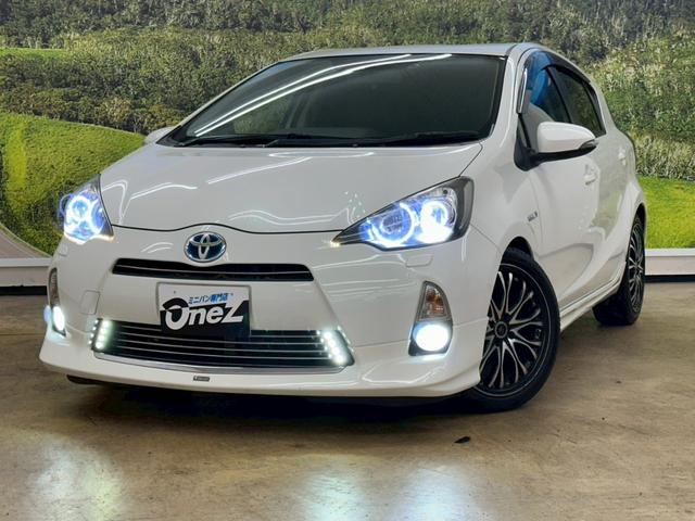 アクア Ｓ　モデリスタエアロパーツ・社外アルミホイル・プッシュスタート・スマートキーレス・ＬＥＤヘッドライト・レザー調シートカバー・社外ナビＴＶ・クルーズコントロール・オートライトシステム・ＥＴＣ・レーダー（4枚目）