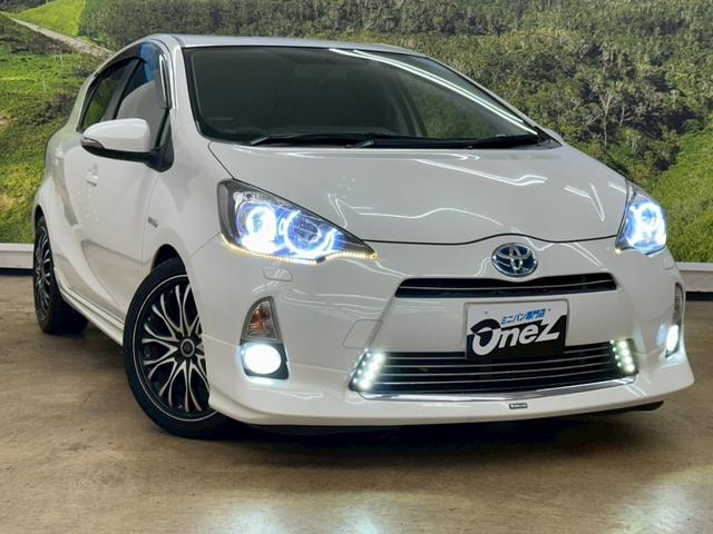 アクア Ｓ　モデリスタエアロパーツ・社外アルミホイル・プッシュスタート・スマートキーレス・ＬＥＤヘッドライト・レザー調シートカバー・社外ナビＴＶ・クルーズコントロール・オートライトシステム・ＥＴＣ・レーダー（6枚目）