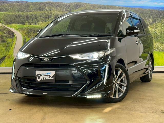 エスティマ アエラス　プレミアム　ＴＲＤエアロ・純正１０インチナビ・サンルーフ・フリップダウンモニター・フルセグ対応・バックモニター・トヨタセーフティセンス・両側パワースライドドア・ハーフレザーシート・クルーズコントロール・ＥＴＣ（4枚目）