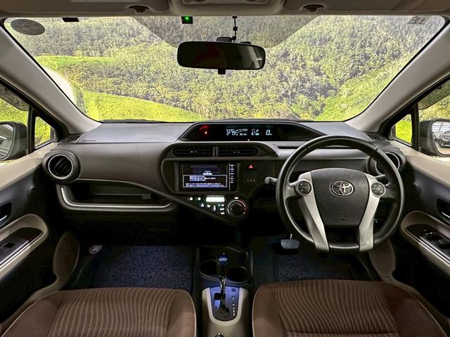 アクア Ｇ　純正ナビ・バックモニター・ワンセグ・社外エアロ・プッシュスタート・スマートキー・ドライブレコーダー・オートエアコン・ＨＩＤヘッドライト・ＢＴ対応・ＥＴＣ・ウインカーミラー・ステアリングスイッチ（24枚目）