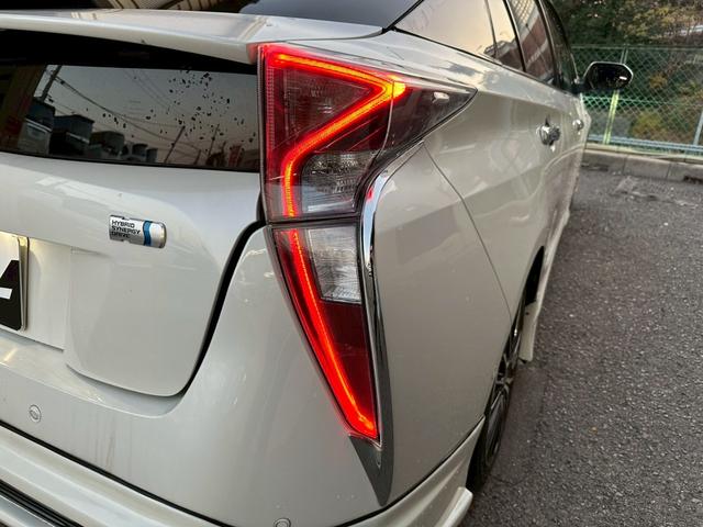 プリウス A モデリスタフルエアロ・純正ナビ・フルセグ対応・ビルトインETC・バックモニター・ドライブレコーダー前後・社外アルミ・デジタルインナーミラー・トヨタセーフティセンス・ステアリングスイッチ・LEDヘッド(16枚目)