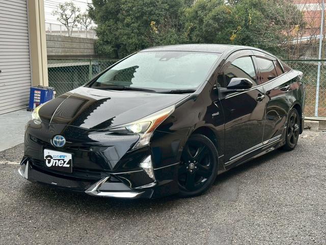 プリウス Ａツーリングセレクション　モデリスタフルエアロ・純正ナビ・ドライブレコーダー・フルセグ・バックモニター・シートヒーター・ＥＴＣ・純正アルミ・クルーズコントロール・ＢＳＭ・クリアランスソナー・ＬＥＤヘッドライト・トヨタセーフティ（5枚目）