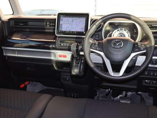 フレアワゴンカスタムスタイル 660 カスタムスタイル ハイブリッド XS マツダ認定中古車 衝突被害軽減ブレーキ メ(3枚目)