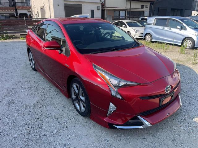 プリウス Ｓツーリングセレクション　ＥＴＣ　クルーズコントロール　バックカメラ　モデリスタ　エアロ　禁煙車　９インチナビ（8枚目）