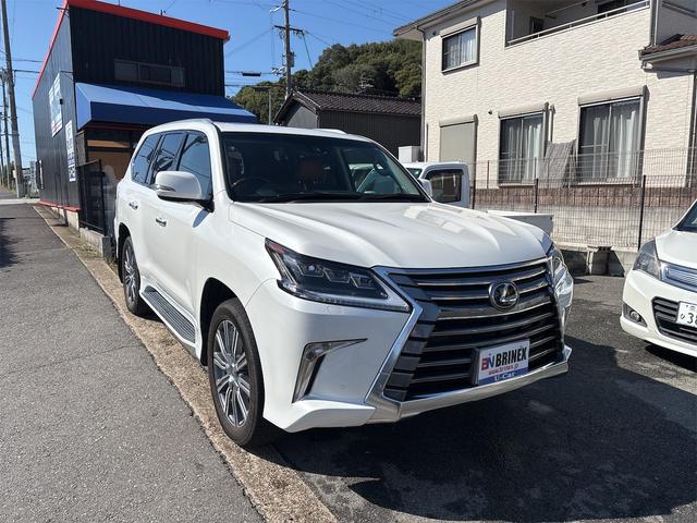 ＬＸ ＬＸ５７０　禁煙車／サンフレアブラウン　／シートエアコン／純正ナビ／後席モニター／クールボックス／ＢＳＭ／全方位カメラ／クリアランスソナー／サンルーフ／衝突軽減システム／レーンアシスト／パワートランク／寒冷地仕様（6枚目）
