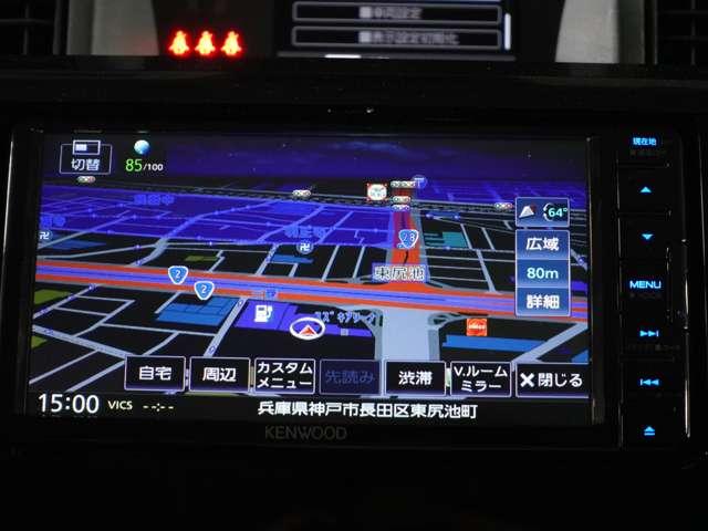 ルーミー Ｇ　ケンウッドメモリーナビ　フルセグＴＶ　リヤカメラ　ＥＴＣ　ＬＥＤヘッドライト　フロントドライブレコーダー　両側電動スライドドア（5枚目）