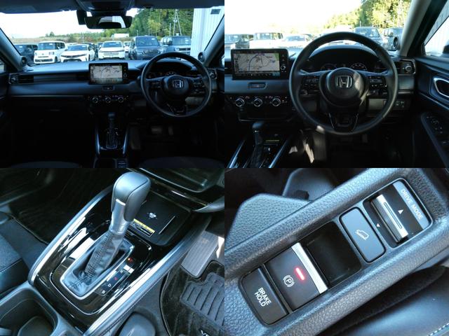 ヴェゼル e:HEVZ 元デモカー・純正ナビ・バックカメラ・ドラレコ・ETC付 衝突回避支援ブレーキ機能 パノラミックビューモニター スマキ Pトランク フルオートエアコン Dレコ エアバッグ 両席エアバック Rカメ ソナー(4枚目)