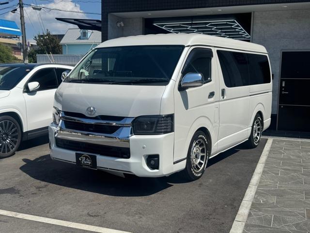 ハイエースワゴン GL 10人 REVOシート ベットキット 10人乗り 現行フェイスチェンジ 11型アルパインナビTV フリップダウンモニター(2枚目)