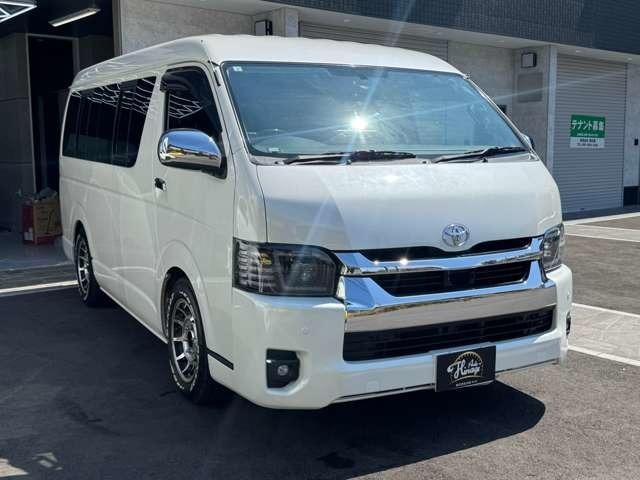 ハイエースワゴン GL 10人 REVOシート ベットキット 10人乗り 現行フェイスチェンジ 11型アルパインナビTV フリップダウンモニター(8枚目)