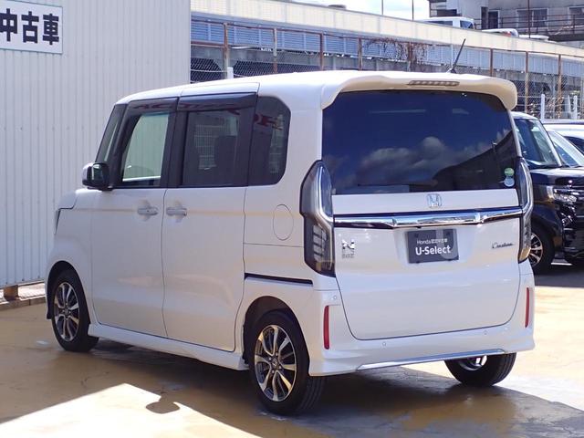 N-BOXカスタム L 純正ナビ 前ドラレコ TVキット フルセグ Rカメラ ETC ホンダセンシング シートヒーター アルミタイヤ LEDヘッドライト 両側パワースライド(16枚目)