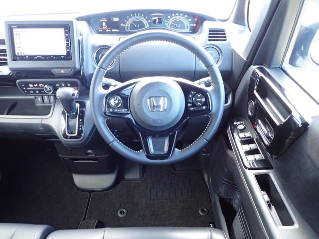 Ｎ－ＢＯＸカスタム Ｌターボ　純正ナビ　フルセグ　Ｒカメラ　ＥＴＣ　サイドカーテンエアバック　ホンダセンシング　プラズマクラスターＡＣ　シートヒーター　シートバックテーブル　純正アルミホイール　純正フォグライト　左右電動スライド（25枚目）