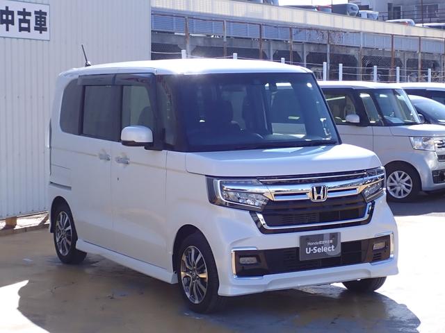 Ｎ－ＢＯＸカスタム Ｌ　純正ナビ　フルセグ　Ｒカメラ　ＥＴＣ　ドラレコ（前・後）　テレビキット　シートヒーター　オートリトラミラー　シートバックテーブル　ＨｏｎｄａＳＥＮＳＩＮＧ　Ｂｌｕｅｔｏｏｔｈオーディオ（12枚目）