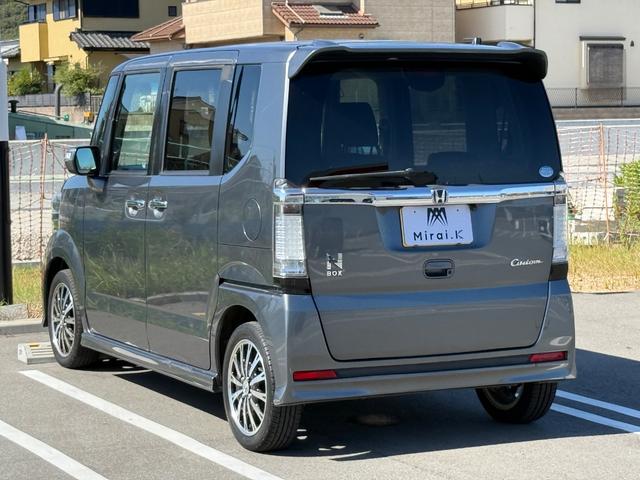 Ｎ－ＢＯＸカスタム Ｇ・ターボパッケージ　両側電動スライドドア　オートエアコン　プッシュスタート　１５インチＡＷ　電動格納ミラー　　ＥＴＣ　ＨＩＤヘッドライト　パワーウィンドウ　ＥＣＯＮ（20枚目）