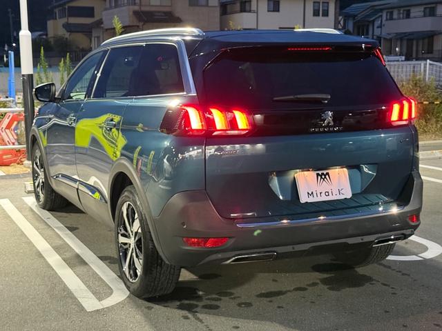 5008 GT ブルーHDi applecarplay LEDヘッドライト 全周囲カメラ アンビエントライト 前後ドライブレコーダー パワーリアゲート ETC クルーズコントロール 衝突軽減ブレーキ オートハイビーム ハーフレザー(41枚目)