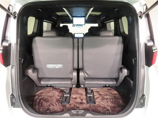 アルファードハイブリッド エグゼクティブラウンジ　革シート　サンルーフ　フルセグ　メモリーナビ　ＤＶＤ再生　後席モニター　バックカメラ　衝突被害軽減システム　ＥＴＣ　ドラレコ　両側電動スライド　ＬＥＤヘッドランプ　乗車定員７人　３列シート　記録簿（34枚目）