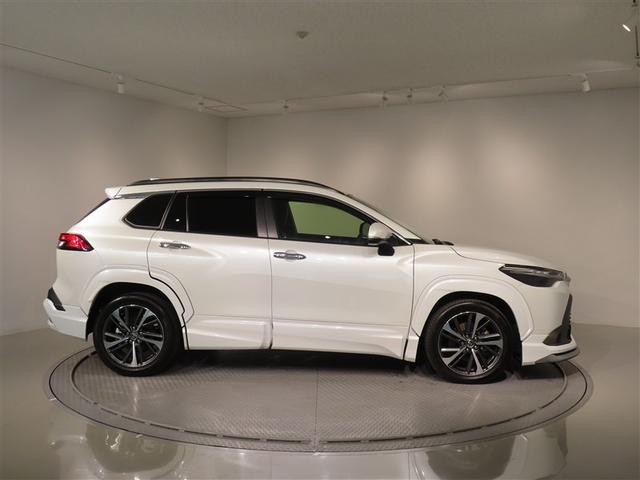 カローラクロス ハイブリッド Z フルセグ メモリーナビ バックカメラ 衝突被害軽減システム ETC ドラレコ LEDヘッドランプ ワンオーナー フルエアロ 記録簿(7枚目)