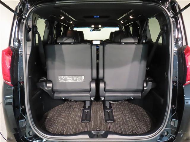 アルファード 2.5S タイプゴールド メモリーナビ DVD再生 バックカメラ 衝突被害軽減システム ETC ドラレコ 両側電動スライド LEDヘッドランプ 乗車定員7人 3列シート ワンオーナー 記録簿(34枚目)