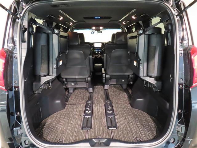 アルファード 2.5S タイプゴールド メモリーナビ DVD再生 バックカメラ 衝突被害軽減システム ETC ドラレコ 両側電動スライド LEDヘッドランプ 乗車定員7人 3列シート ワンオーナー 記録簿(35枚目)