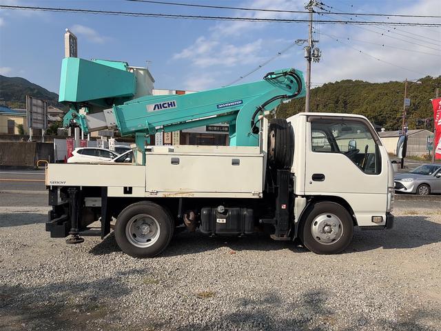 エルフトラック 　アイチ　ＳＢ１０Ａ　アルミブーム　電工仕様（8枚目）