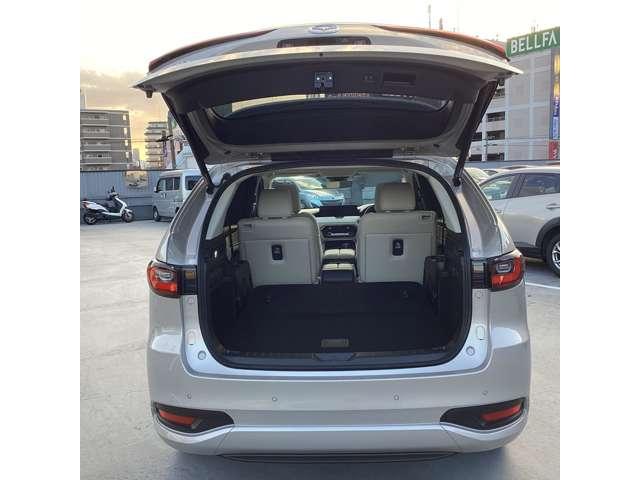 CX-80 XD-ハイブリッド プレミアムモダン XDHVプレミアムモダン ナビ 360度ビューモニタ 電動リアゲート シートヒーター ベンチレーション ハンドルヒーター ホワイト内装(11枚目)