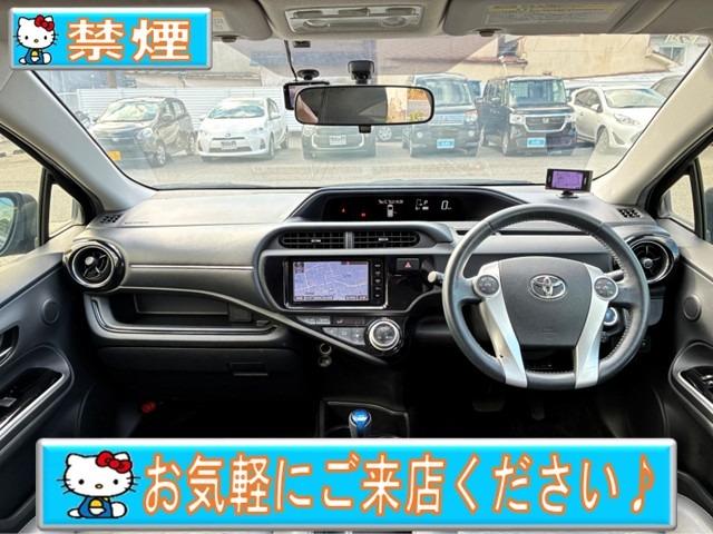 アクア Ｇブラックソフトレザーセレクション　★禁煙★純ナビ（ＮＳＺＴ－Ｗ６４）★Ｂカメラ★フルセグＴＶ★Ｂｌｕｅｔｏｏｔｈ可★合皮シート★スマートキー★シートヒーター★ＥＴＣ★（5枚目）