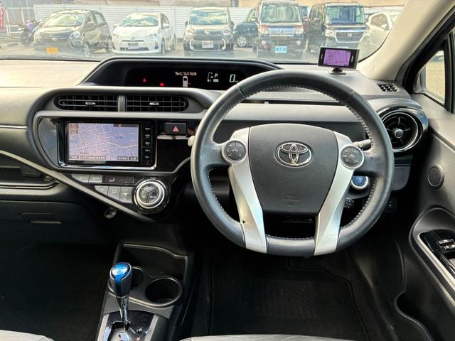 アクア Ｇブラックソフトレザーセレクション　★禁煙★純ナビ（ＮＳＺＴ－Ｗ６４）★Ｂカメラ★フルセグＴＶ★Ｂｌｕｅｔｏｏｔｈ可★合皮シート★スマートキー★シートヒーター★ＥＴＣ★（35枚目）