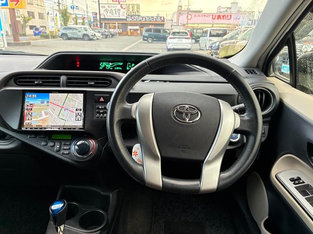 アクア Ｇ　★禁煙★アルパイン８インチナビ（ＶＩＥ－Ｘ００８）★Ｂカメラ★フルセグＴＶ★スマートキー★ＥＴＣ（19枚目）