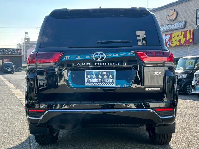 ランドクルーザー ＺＸ　ワンオーナー　禁煙　黒革シート　クールＢＯＸ　サンルーフ　ＪＢＬ　クールボックス　全周囲モニター　１２．３インチＤＡ（ナビ＋ＴＶ）　　ベンチレーション　シートヒーター　黒革シート　ＢＳＭ　ＨＵＤ（12枚目）