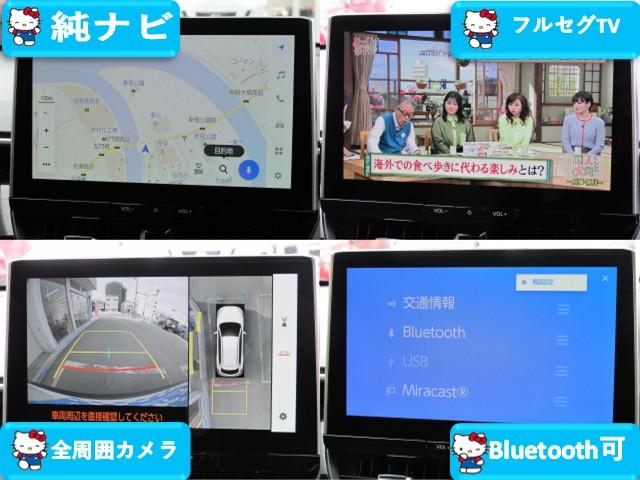 カローラクロス ハイブリッド　Ｚ　パノラマガラスルーフ・１０．５インチディスプレイオーディオ（ナビ、ＴＶ有）・全周囲・アドバンスパーク・ＢＳＭ・パワーバックドア・ルーフレール・ＥＴＣ２．０・スマートキー２個・シートヒーター・１オーナー（6枚目）