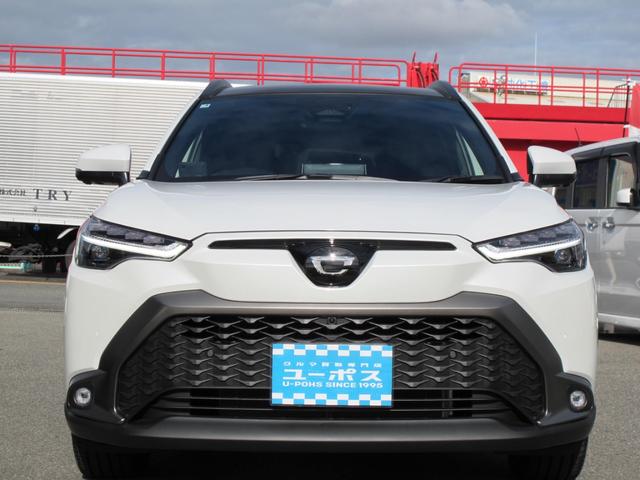 カローラクロス ハイブリッド　Ｚ　パノラマガラスルーフ・１０．５インチディスプレイオーディオ（ナビ、ＴＶ有）・全周囲・アドバンスパーク・ＢＳＭ・パワーバックドア・ルーフレール・ＥＴＣ２．０・スマートキー２個・シートヒーター・１オーナー（60枚目）