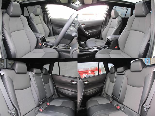 カローラクロス ハイブリッド　Ｚ　パノラマガラスルーフ・１０．５インチディスプレイオーディオ（ナビ、ＴＶ有）・全周囲・アドバンスパーク・ＢＳＭ・パワーバックドア・ルーフレール・ＥＴＣ２．０・スマートキー２個・シートヒーター・１オーナー（75枚目）