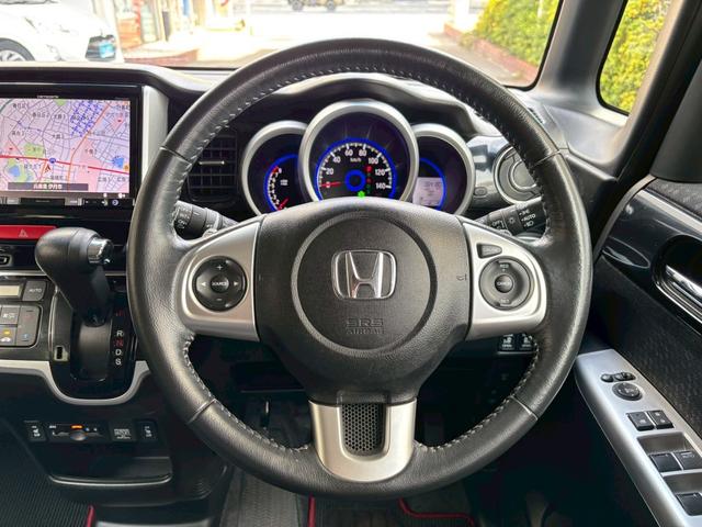 Ｎ－ＢＯＸカスタム ターボＳＳパッケージ　１オーナー　安心ＰＫＧ　社外８インチナビ（ＡＶＩＣ－ＲＬ９００）　Ｂカメラ　フルセグＴＶ　Ｂｌｕｅｔｏｏｔｈ可　シートヒーター　クルコン　　両側パワースライドドア　コンビシート　パドルシフト　ＥＴＣ（18枚目）